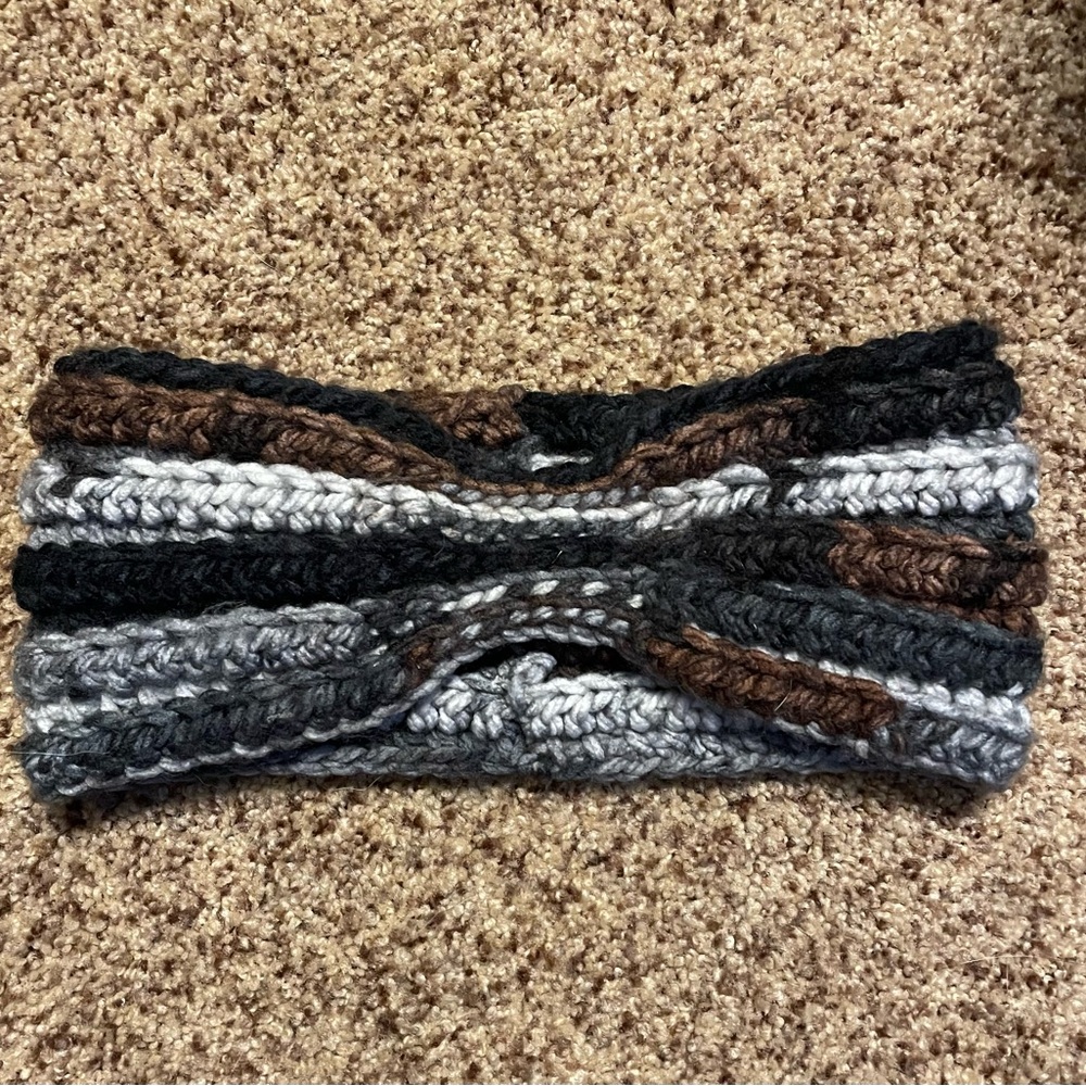 Multicolor Knitted winter Headband